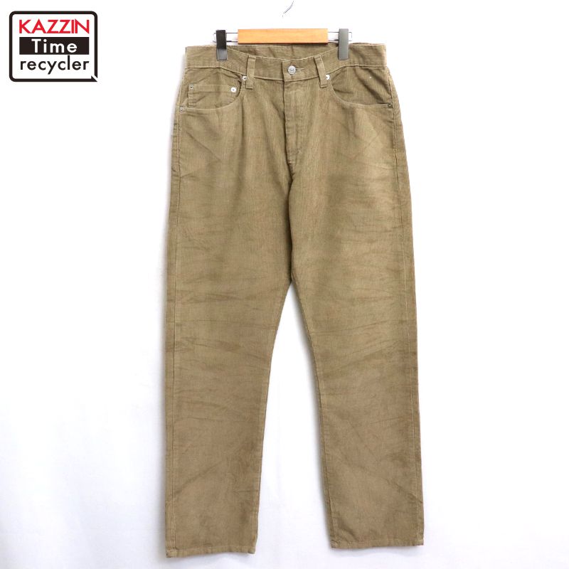【中古】DEADSTOCK 00s リーバイス Levi 505 コーデュロイ パンツ 古着  メンズ 表記33×32サイズ ブラウン