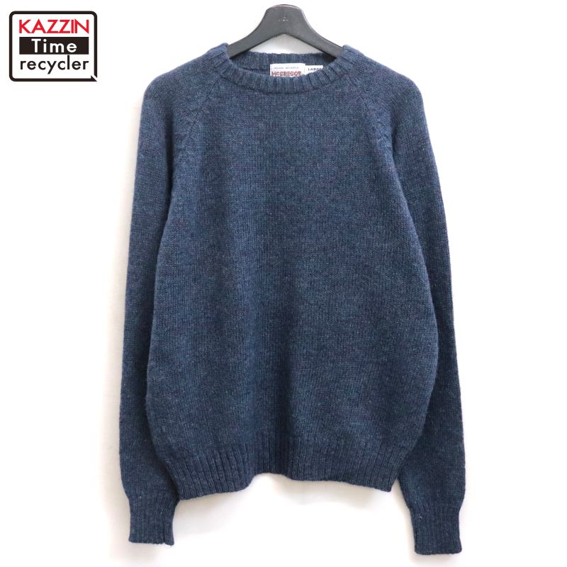 ✈ 80s　McGREGOR　マックレガー　 ウール　ニット セーター　濃紺　L 楽天市場】50年代 USA製 McGregor マックレガー ニット セーター