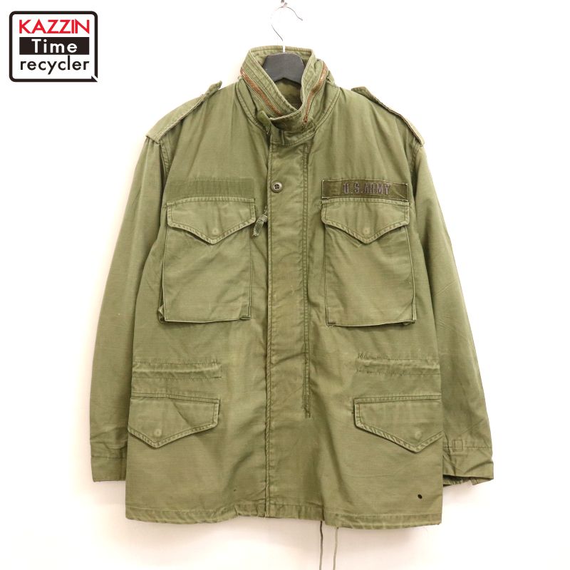 美品 80s M-65 3rd 米軍実物 フィールドジャケット S-R 古着 80s ALPHA 社製 米軍実物 US ARMY M-65 フィールド ジャケット MEDIUM