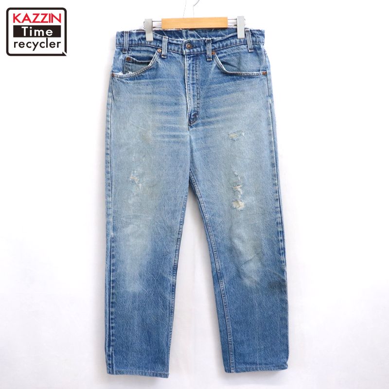 【中古】90s ヴィンテージ リーバイス Levi 505 デニムパンツ 古着  メンズ XLサイズ相当 ビッグサイズ オーバーサイズ ブルー