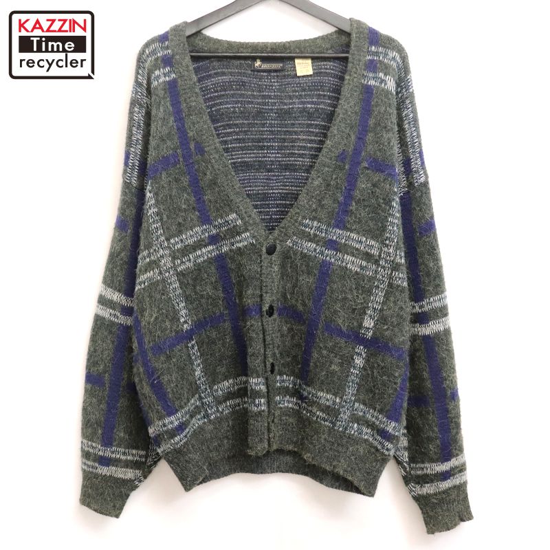 60s カウチン　ヴィンテージ セーター ニット カーディガン　フルジップ 中古・古着通販】VINTAGE (ヴィンテージ) 60s雪柄カウチンニット