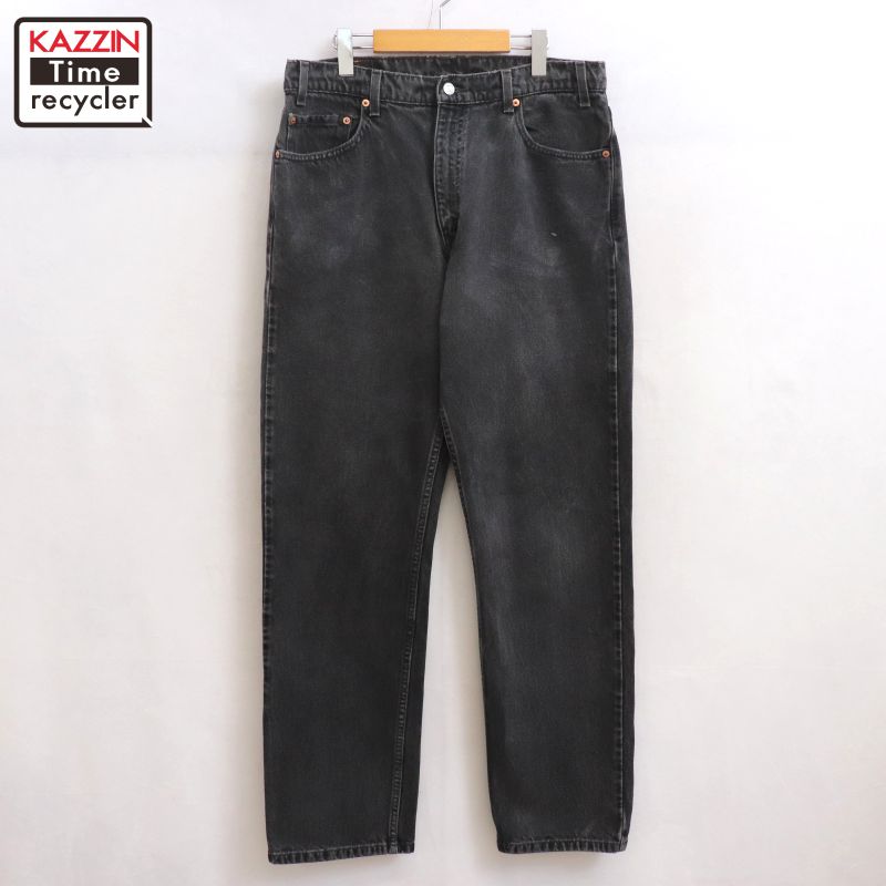 楽天市場】USA製 95年 Levi's 505 Black Denim Pants 黒 W35×L32 90s