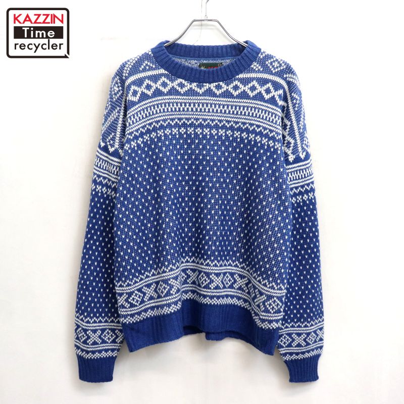 楽天市場】70s PURITAN フェアアイル 総柄 アクリル ニット セーター