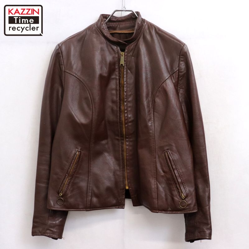 楽天市場】60's USA製 ビンテージ □ Brooks 本革 レザー シングル