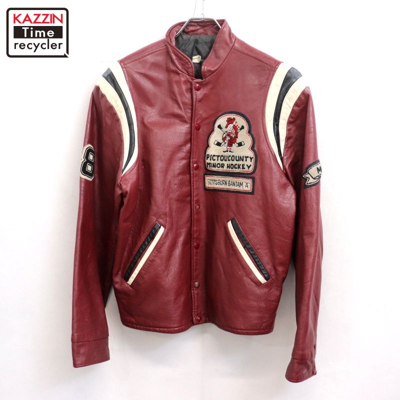 楽天市場】80s オールレザー スタジャン 古着 ☆ メンズ XLサイズ相当