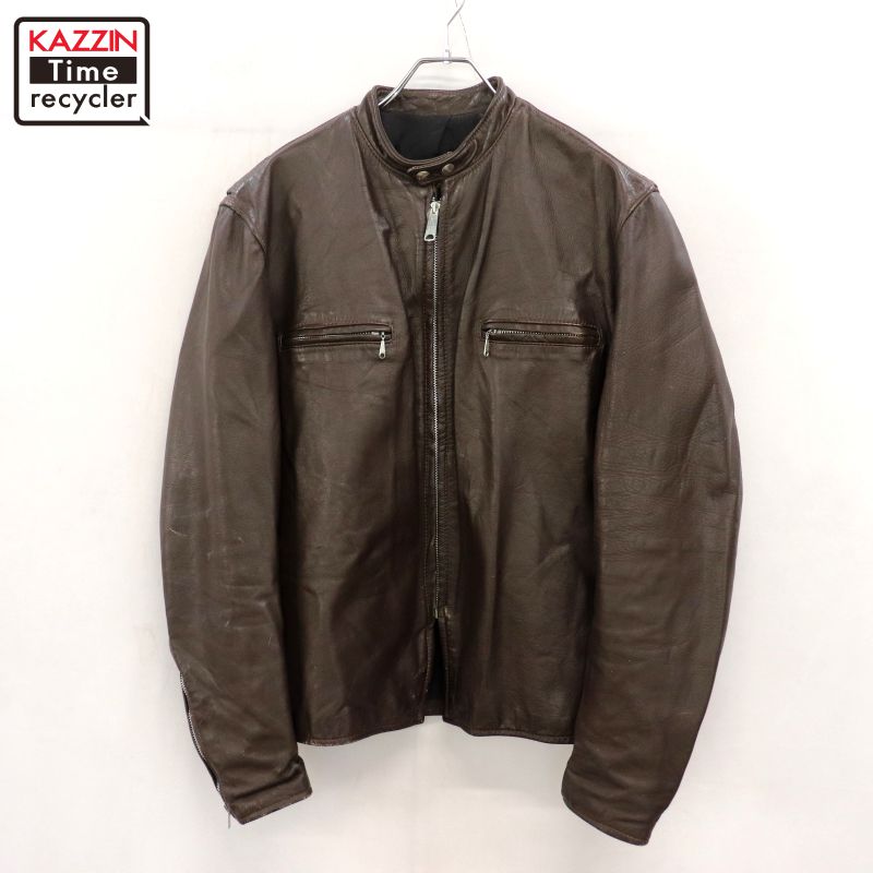 楽天市場】70's USA製 ビンテージ □ Brooks 本革 レザー シングル