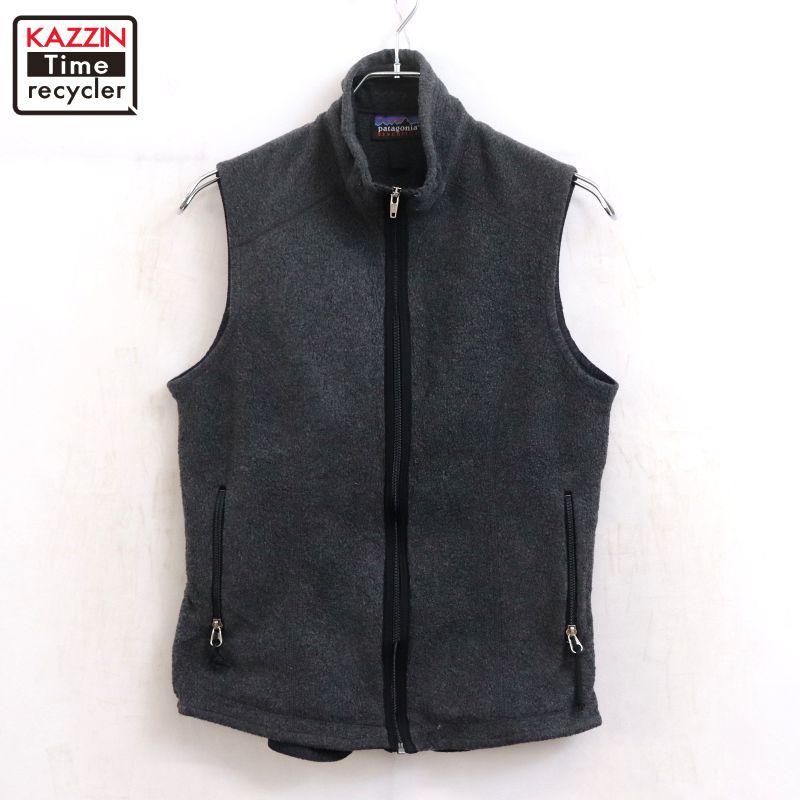 91年製　patagonia フリースベスト　ブラック　USA製　極美品　M 楽天市場】90年代 USA製 patagonia パタゴニア フリースベスト