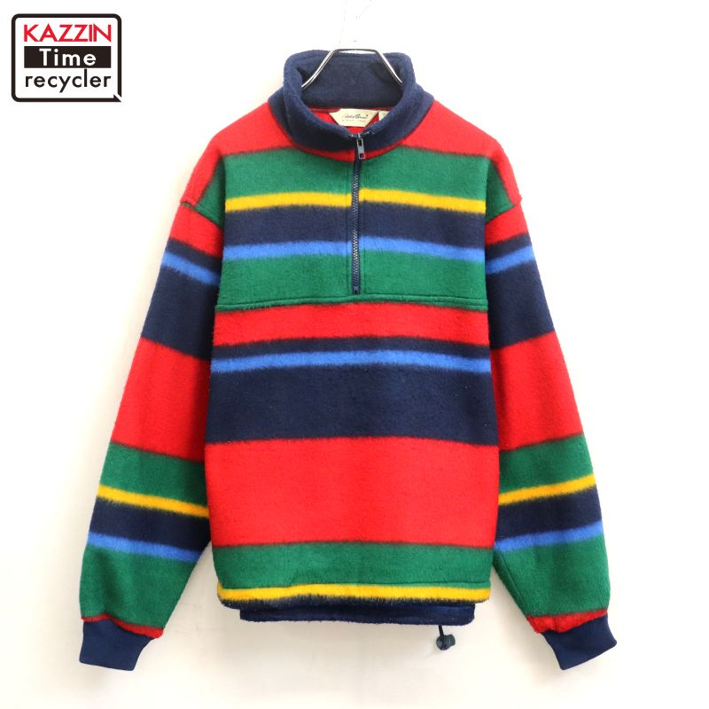 楽天市場】EDDIE BAUER 90s EBTEK FLEECE HALF ZIP SIZE L エディー