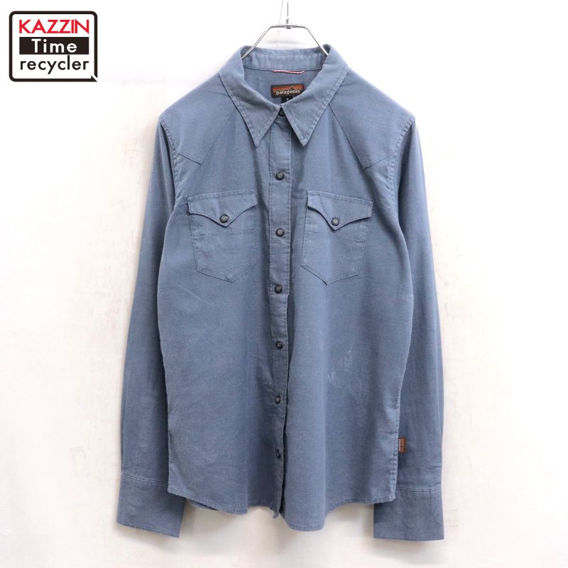 楽天市場】80s~90s patagonia Stripe Cotton L/S Shirt 黄緑 M