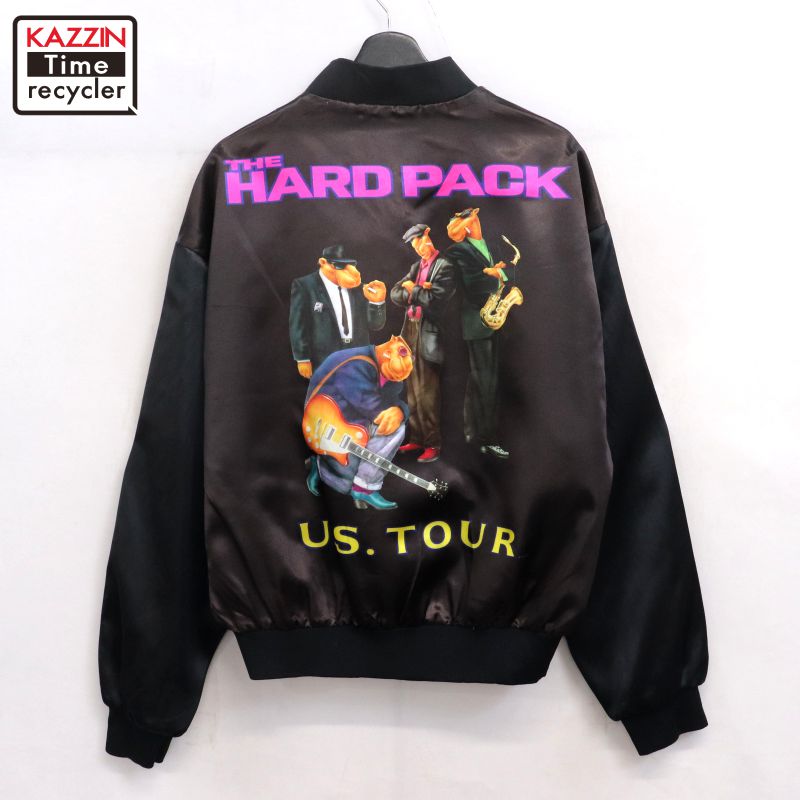 90s USA製 swings ster ナイロンスタジャン両面刺繍　Lサイズ 90s USA製 swings ster ナイロンスタジャン両面刺繍 Lサイズ 楽天市場