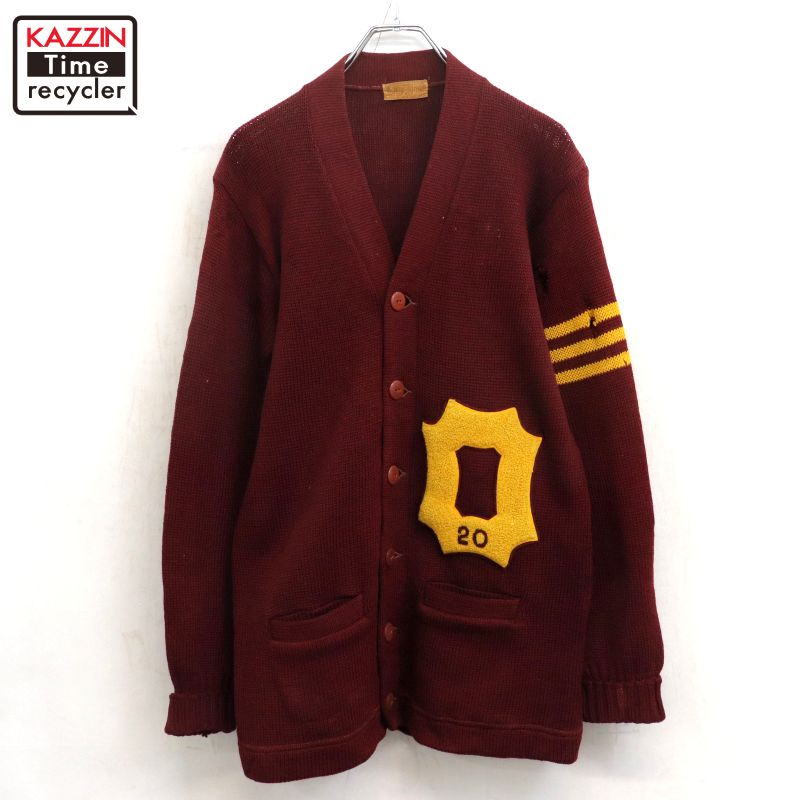 楽天市場】60s Ren dale 無地 ウール アクリル ニット カーディガン M