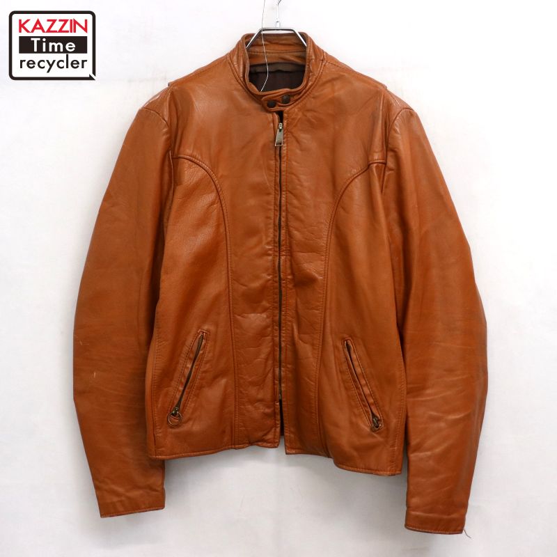 楽天市場】60's USA製 ビンテージ □ Brooks 本革 レザー シングル