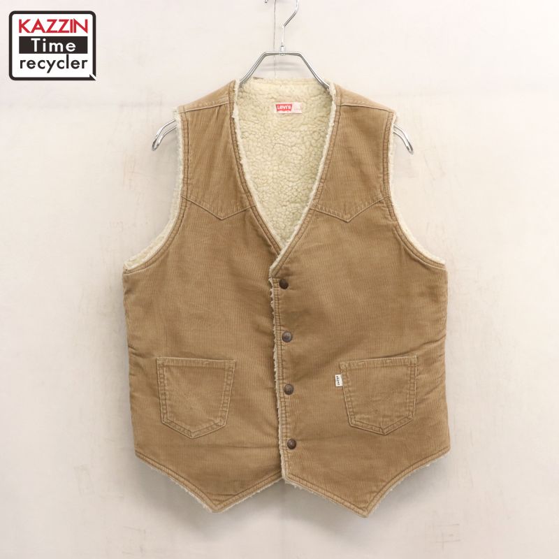 楽天市場】70s リーバイス 本革 スウェード ベスト メンズ L 古着 70