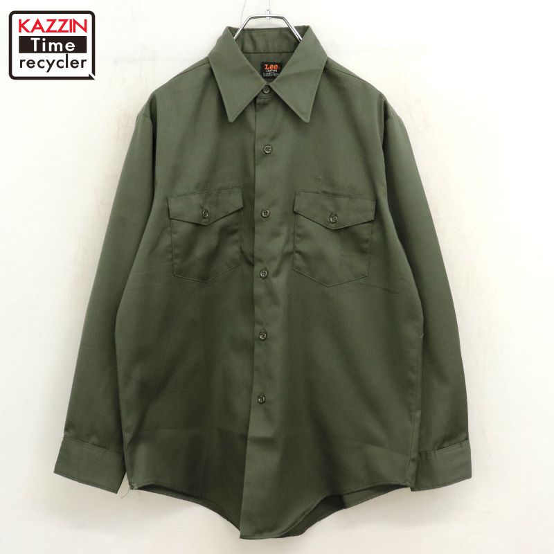 楽天市場】70s USA製 Lee 半袖 ワーク シャツ / 70年代 アメリカ製