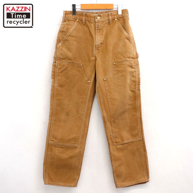 【希少サイズ】 carhartt ダブルニー 00s ワークパンツ　ダック生地 100048606-1.jpg