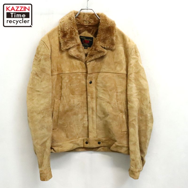 楽天市場】70s USA製 LAKELAND 中綿 本革 スエード レザー ボア