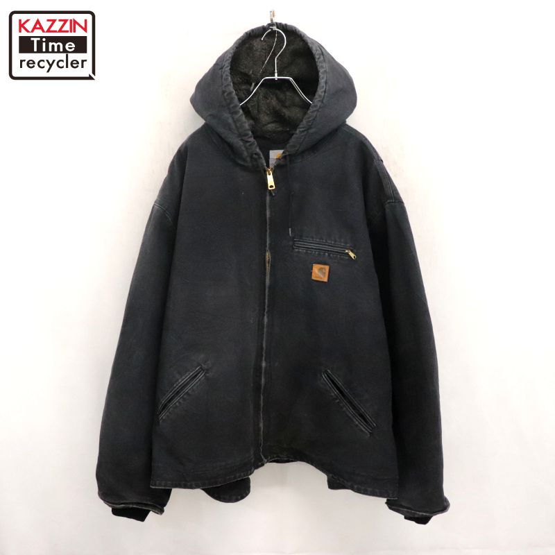 00s 美品 カーハート J163 Wylie Jacket ダック地 短丈 Ｌ Carhartt（カーハート） 正規品 メンズ アウター ショート丈 ダック