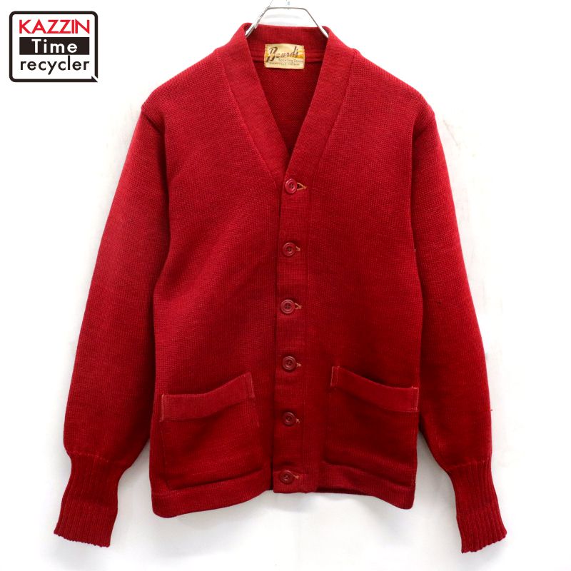 楽天市場】50年代 Burton's レタードニット ウール カーディガン