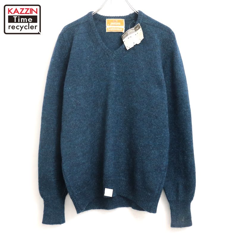 楽天市場】90s USA製 ヴィンテージ JANTZEN 無地 Vネック ニット