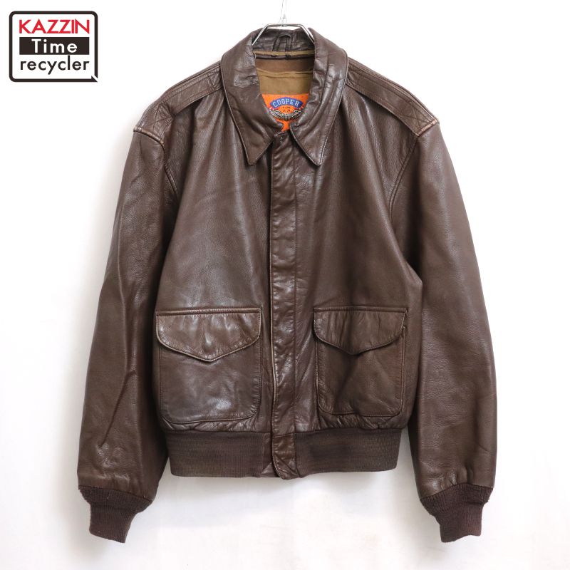 楽天市場】80年代 COOPER G-1タイプ レザーフライトジャケット USA製