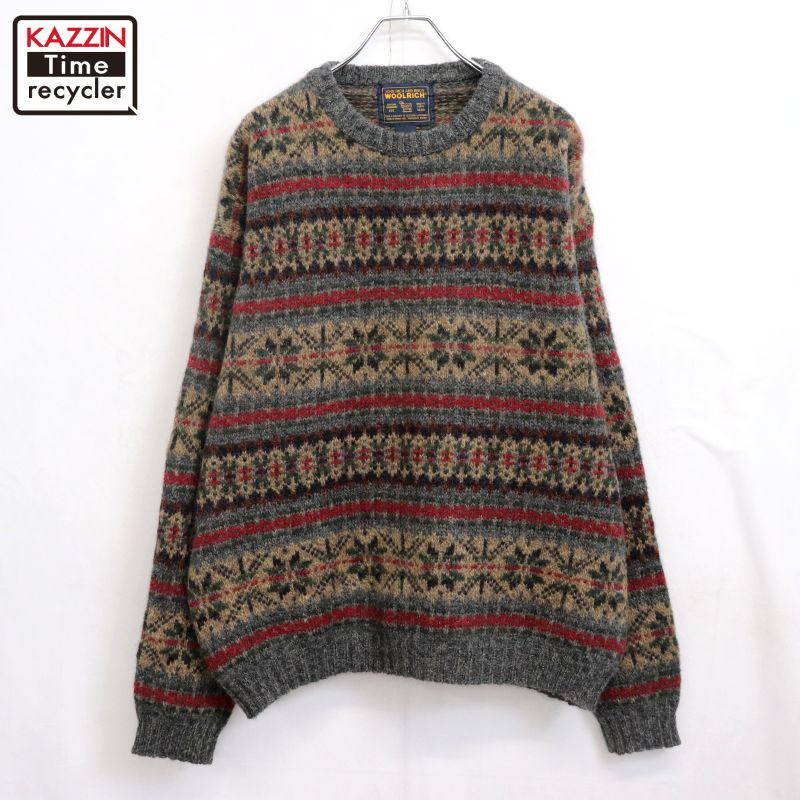 楽天市場】90s USA製 ウールリッチ WOOLRICH ネップ入り ニット