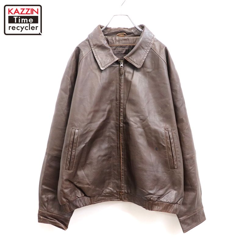 楽天市場】90年代 ST.JOHN'S BAY セントジョンズベイ レザージャケット