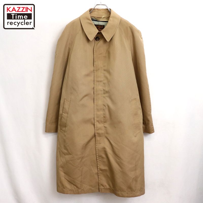 【中古】70s ヴィンテージ エディー・バウアー Eddie Bauer ダウンライナー ステンカラー コート 古着 メンズ XLサイズ相当 ビッグサイズ オーバーサイズ ベージュ｜Vintage古着屋 KAZZINTimerecycler
