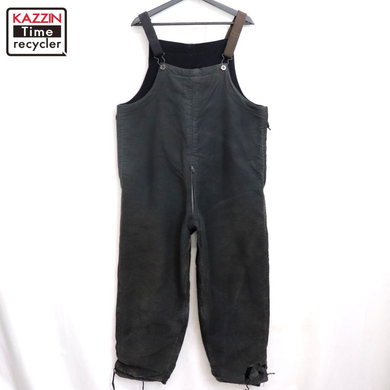 P10倍 【中古】40s ヴィンテージ U.S.NAVY 甲板ズボン下 大層らしい櫂 古着  メンズ 書きあらわすL大きさ 黒いこと