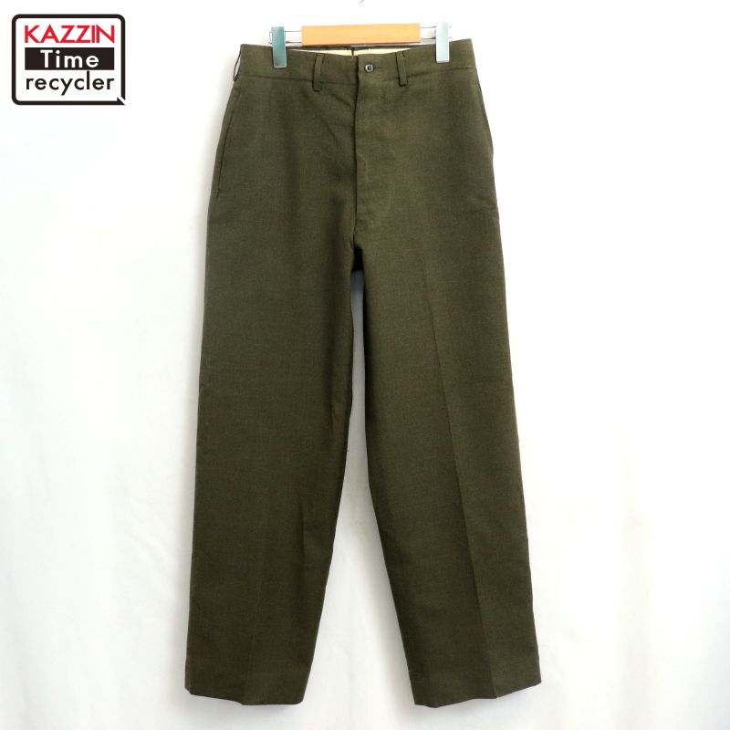 楽天市場】70s 75年製 US ARMY 米軍実物 ノータック チノ パンツ 32 30