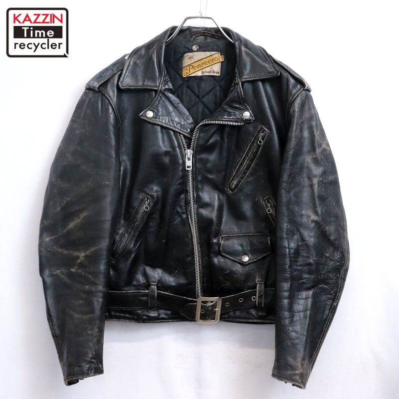 楽天市場】80年代 USA製 Schott ショット ダブルライダースジャケット