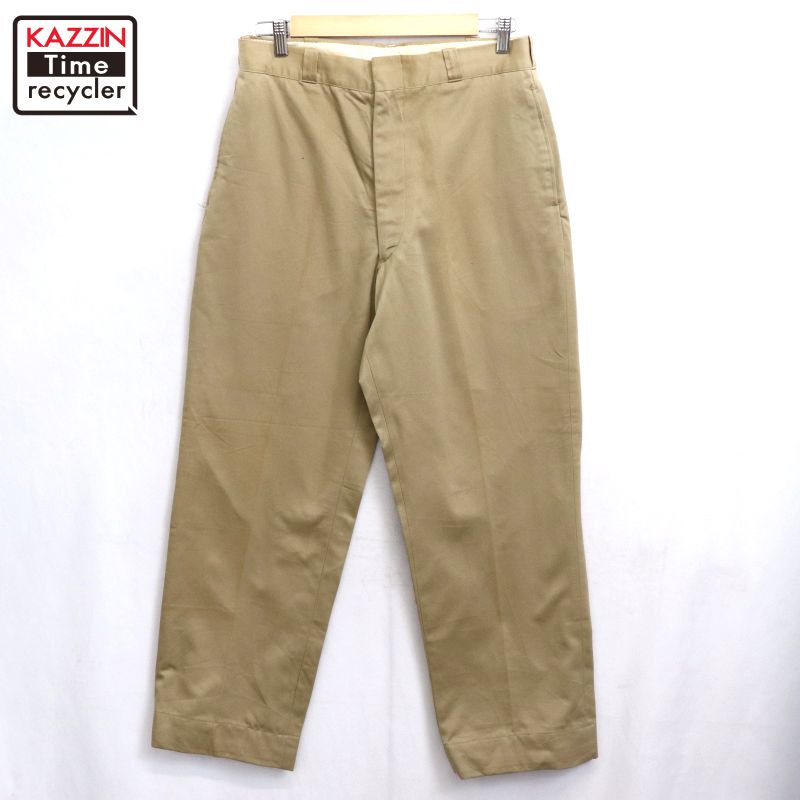楽天市場】60s US ARMY 米軍実物 ノータック コットン チノ パンツ
