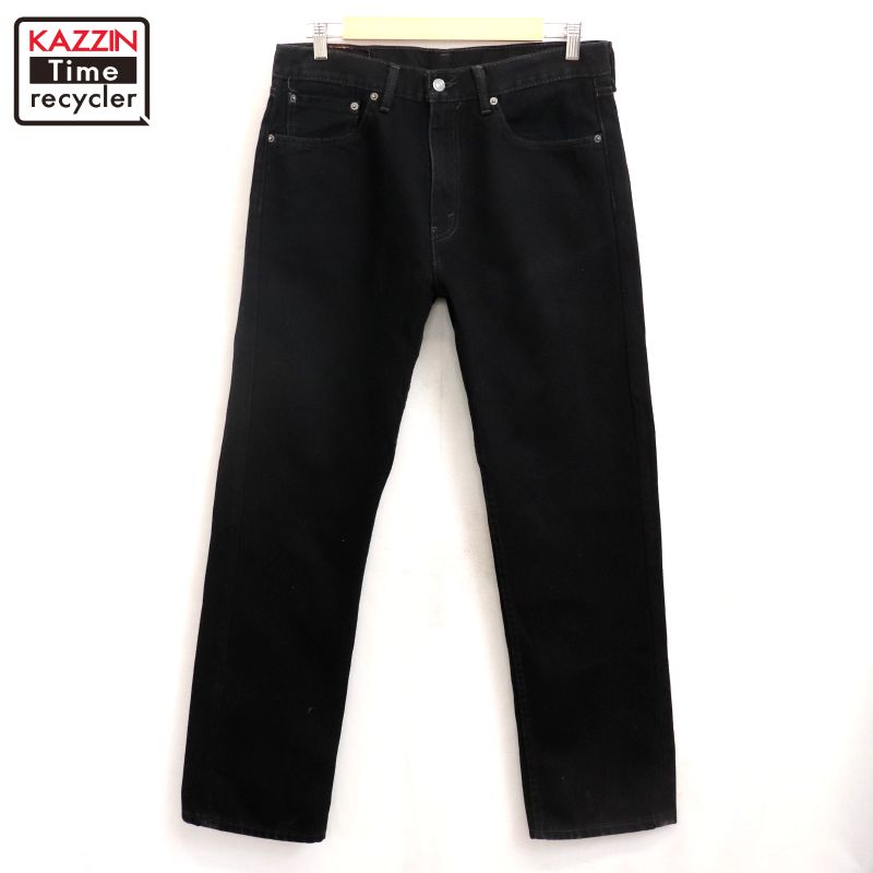 【中古】00s リーバイス Levi's 505 ブラック デニムパンツ 古着 メンズ Lサイズ相当 ブラック｜Vintage古着屋 KAZZINTimerecycler