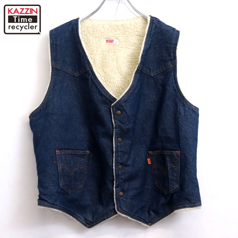 楽天市場】70s リーバイス 本革 スウェード ベスト メンズ L 古着 70