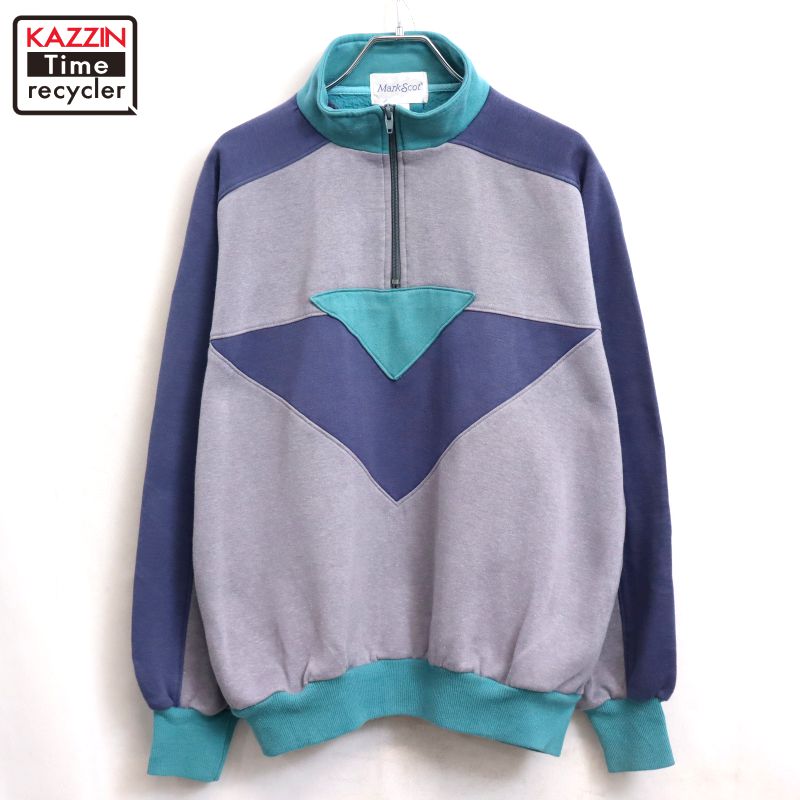 ビンテージ　ハーフジップスウェット　50s ハーフジップ 50\\u0027s Half 片爪 ビンテージ 通販