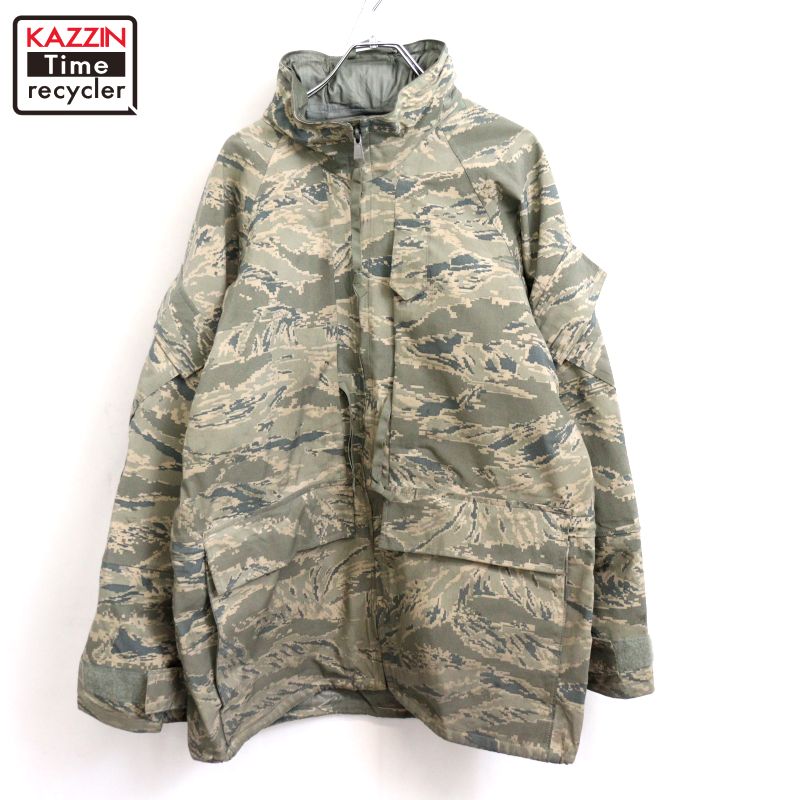 【中古】00s USA製 U.S.ARMY デジタルタイガーカモ GORE-TEX ゴアテックス ミリタリージャケット 古着 メンズ XLサイズ相当 オーバーサイズ グリーン|Vintage古着屋 KAZZINTimerecycler