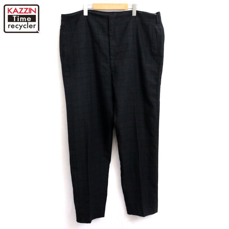 P10倍 【中古】60s ヴィンテージ 読み合わせる柄 スラックスズボン下 古着  メンズ XL~大いさ好いかげんに ビッグ大いさ 大層らしい大いさ 黒いこと