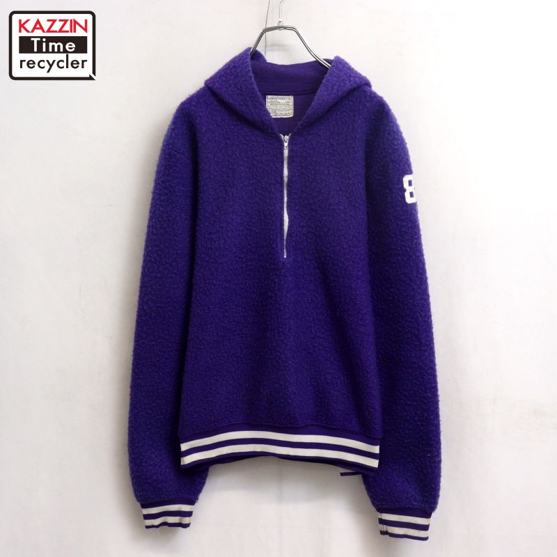 【中古】60s USA製 ヴィンテージ チャンピオン Champion プロタグツタグ パーカー 古着  メンズ 表記Lサイズ パープル
