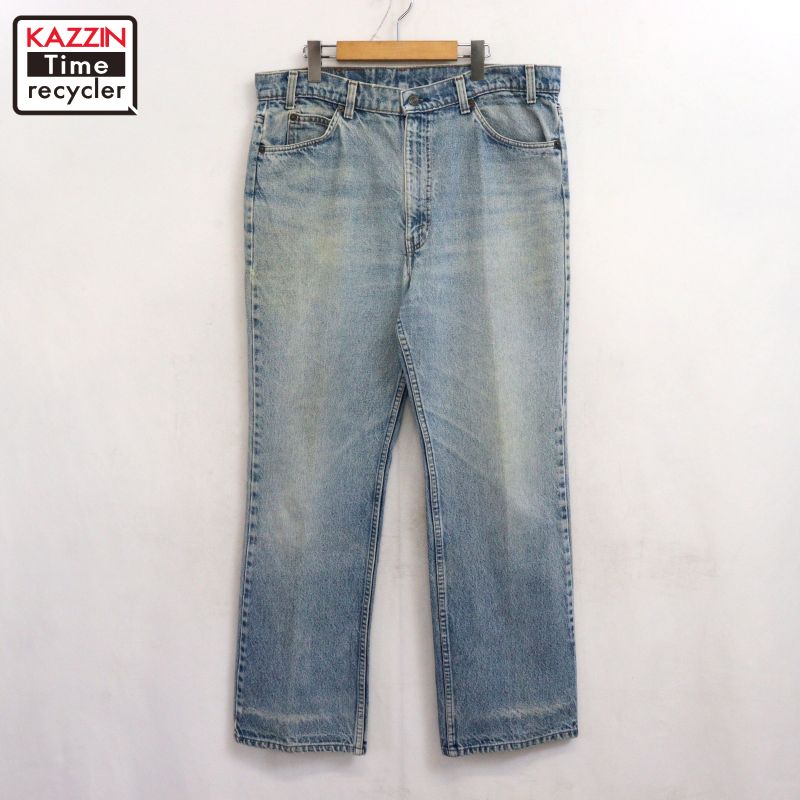 【中古】90s ヴィンテージ リーバイス Levi 517 デニムパンツ 古着  メンズ XLサイズ相当 ビッグサイズ オーバーサイズ ブルー