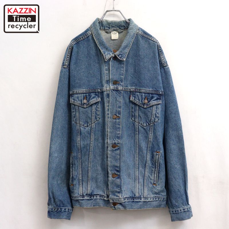 【中古】90s ヴィンテージ リーバイス Levi's 70507 デニムジャケット 古着 メンズ 表記XXLサイズ ライトブルー｜Vintage古着屋 KAZZINTimerecycler 11,396円