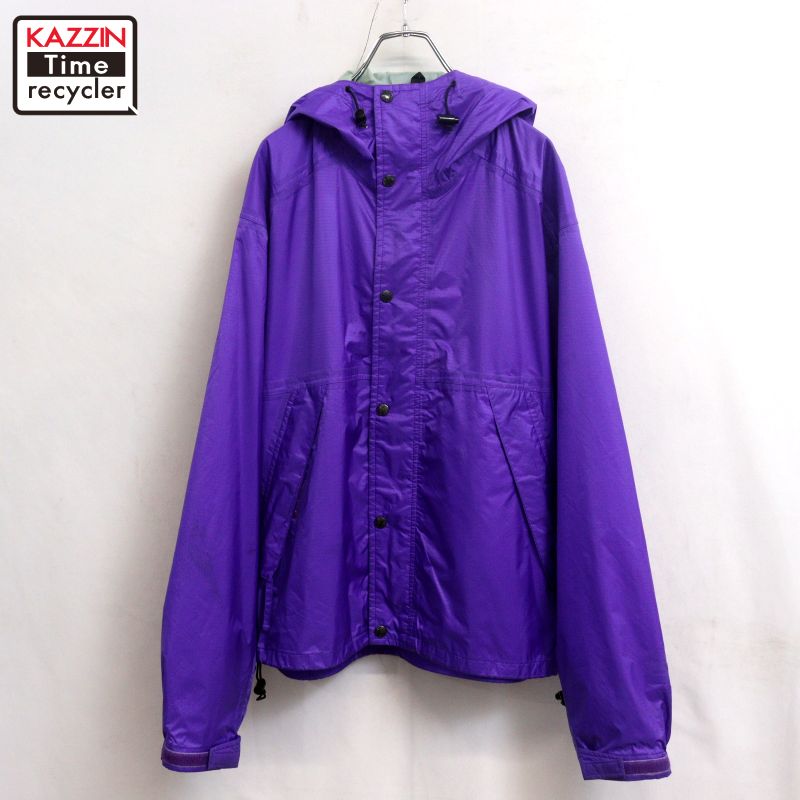 P10倍 【中古】90s ヴィンテージ 北の方人間の顔 THENORTHFACE 下唇立ちふさがる 御山パーカー 古着  メンズ 書きあらわすM大いさ パープル