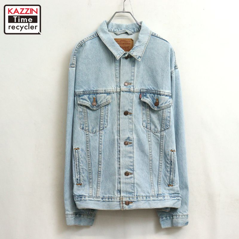P10倍 【中古】90s USA製 ヴィンテージ リーヴァイズジーンズ Levi\u0027s 70507 ジーンズ上衣 古着  メンズ 書きあらわすL大いさ ともし火青碧