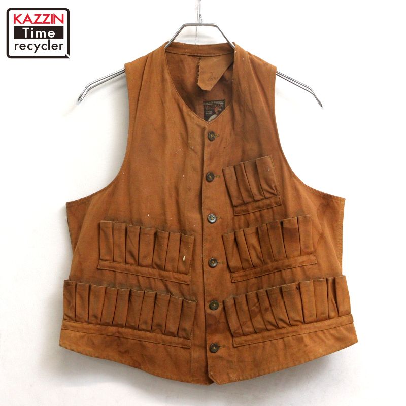 【中古】40s ヴィンテージ 赤いこと尖端 REDHEAD 狩猟より良い 古着  メンズ M大きさ好いかげんに 赤銅色