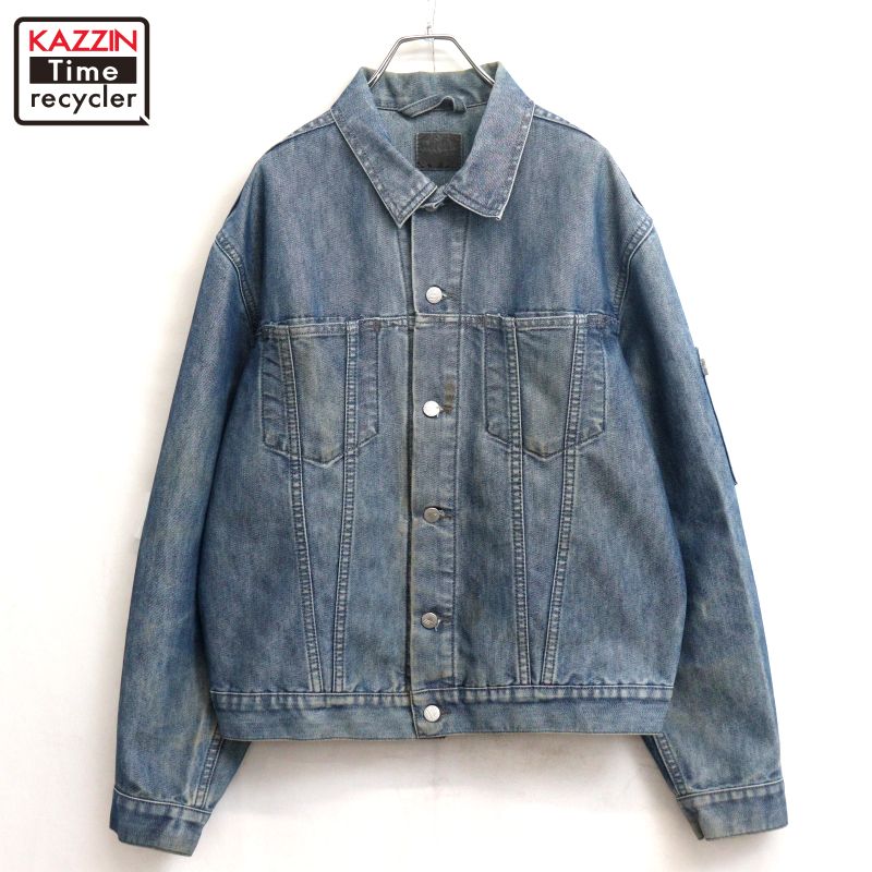 【中古】00s リーヴァイズジーンズ Levi\u0027s しろがね色ため桶 silverTab  ジーンズ上衣 古着  メンズ XL大いさ好いかげんに ビッグ大いさ 大層らしい大いさ 青碧