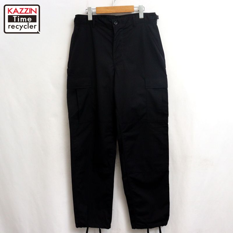 【中古】DEADSTOCK 90s USA製 ヴィンテージ U.S.ARMY Black357 下唇立ちふさがる ミリタリーズボン下 古着  メンズ M大きさ好いかげんに 黒いこと
