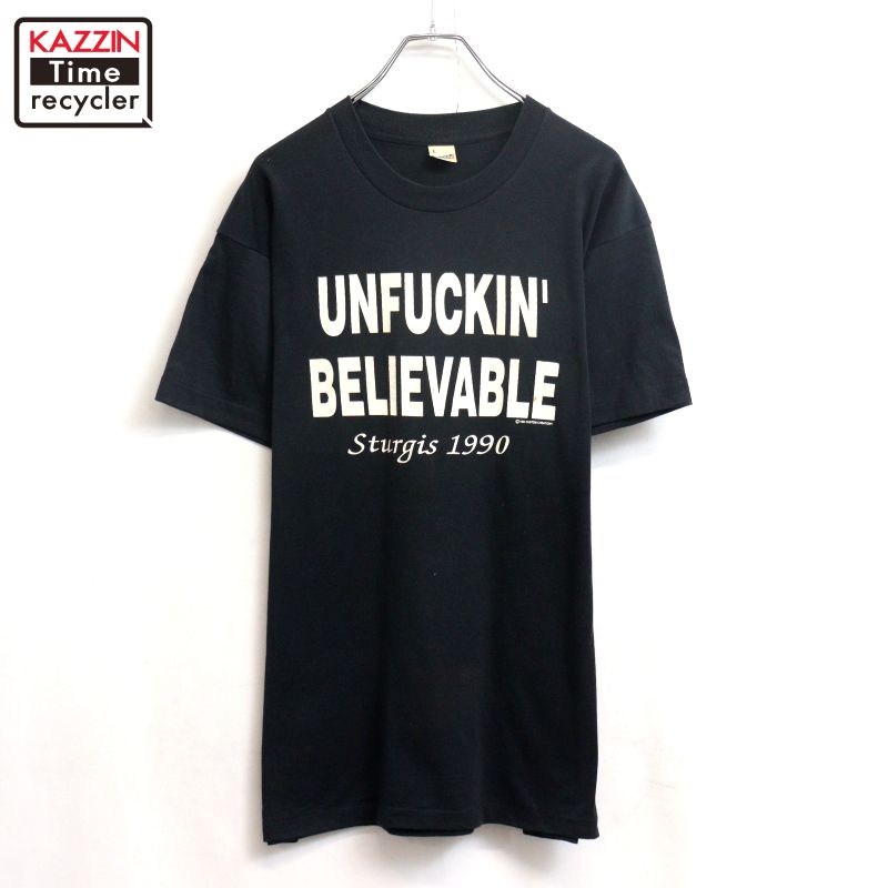 【中古】90s USA製 ヴィンテージ スクリーンスターズ SCREEN STARS 鷲 半袖Ｔシャツ 古着  メンズ 書きあらわすL大きさ 黒いこと
