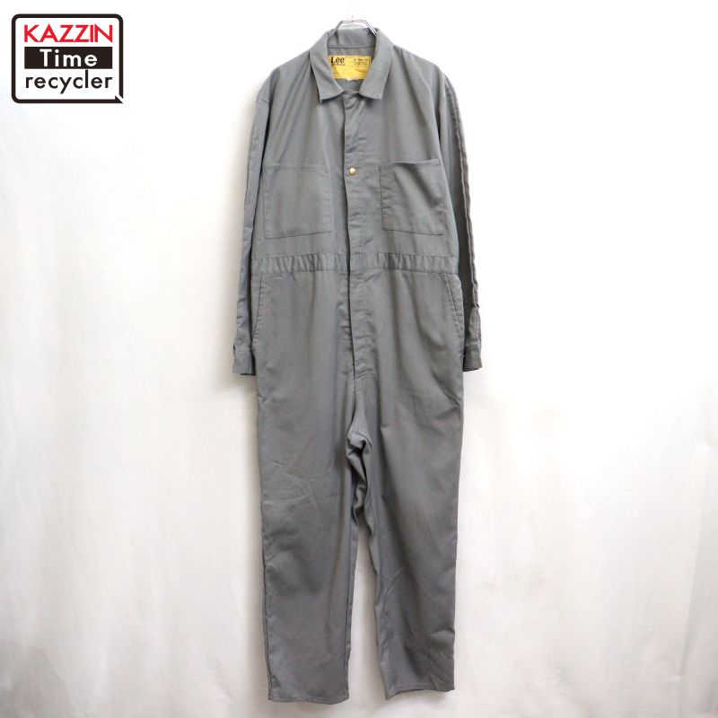 【中古】70s USA製 ヴィンテージ リー Lee ペインター つなぎ 古着 メンズ XLサイズ相当 ビッグサイズ オーバーサイズ グレー｜Vintage古着屋 KAZZINTimerecycler