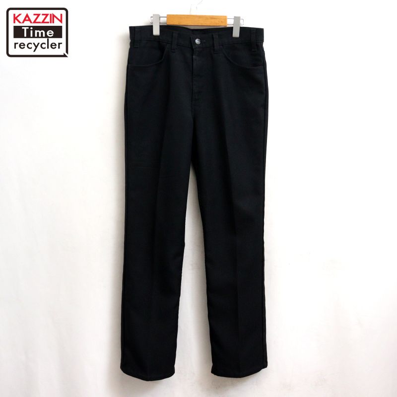 【中古】80s ヴィンテージ リーヴァイズジーンズ Levi\u0027s 517  スタプレ スラックスズボン下 古着  メンズ 黒いこと