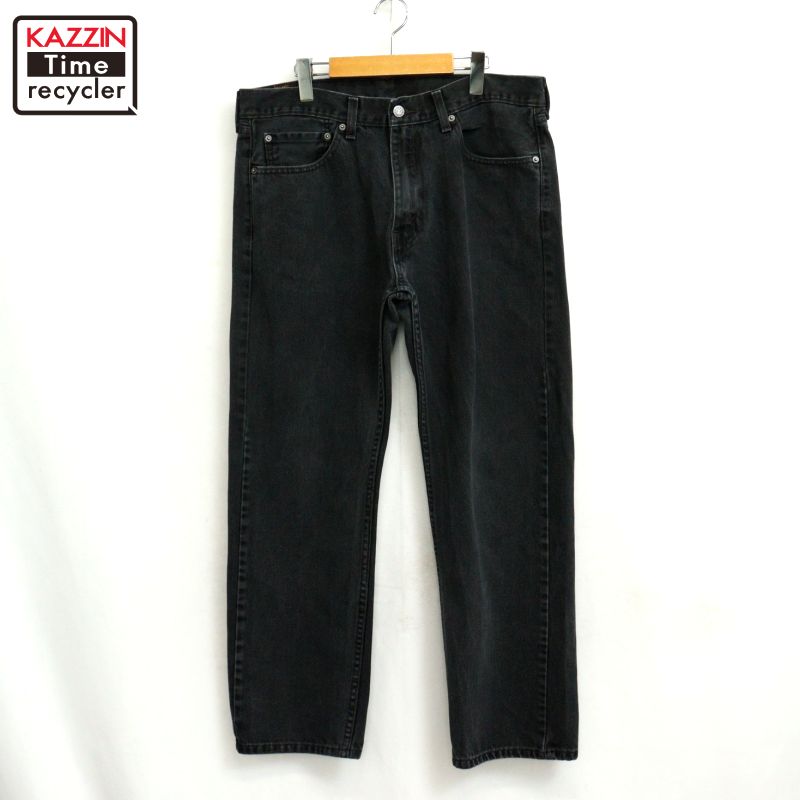 【中古】00s リーバイス Levi's 505 ブラック デニムパンツ 古着 メンズ Lサイズ相当 ブラック｜Vintage古着屋 KAZZINTimerecycler