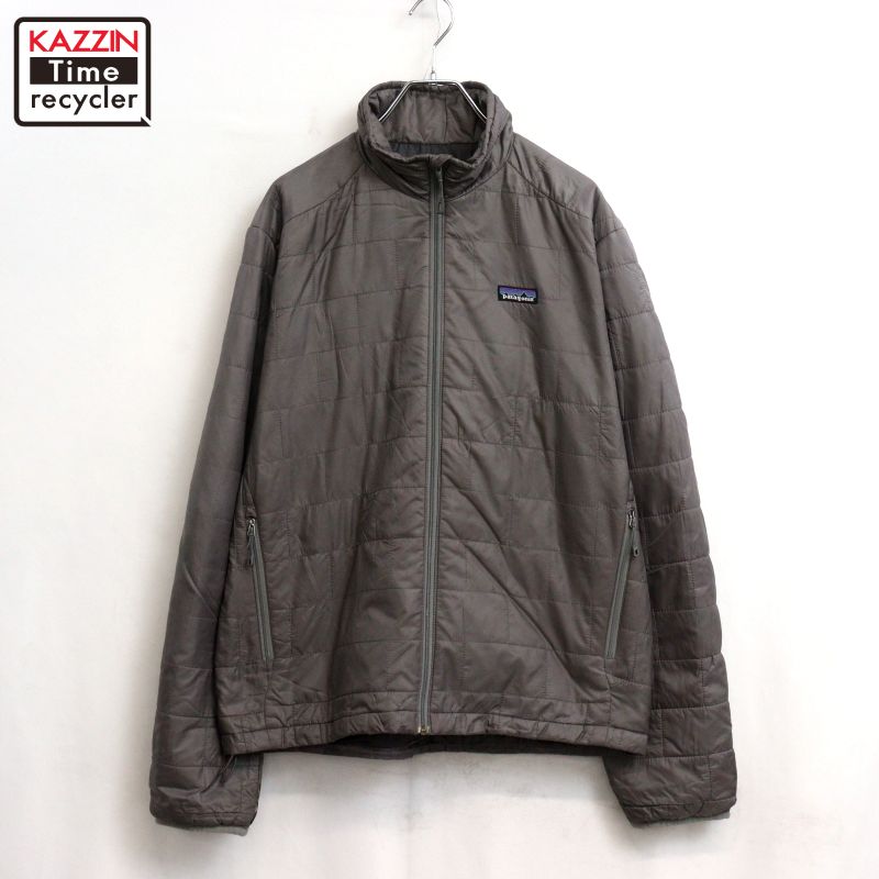 【中古】00s パタゴニア patagonia キルティング プリマロフト ナノパフ ジャケット 古着 メンズ 表記Mサイズ グレー｜Vintage古着屋 KAZZINTimerecycler