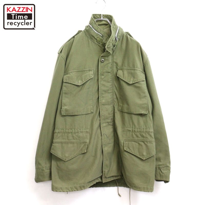 【中古】60s USA製 ヴィンテージ U.S.ARMY M-65 2rd ミリタリージャケット 古着 メンズ Lサイズ相当 グリーン｜Vintage古着屋 KAZZINTimerecycler